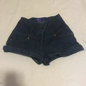 High Waisted Jegging Short Shorts